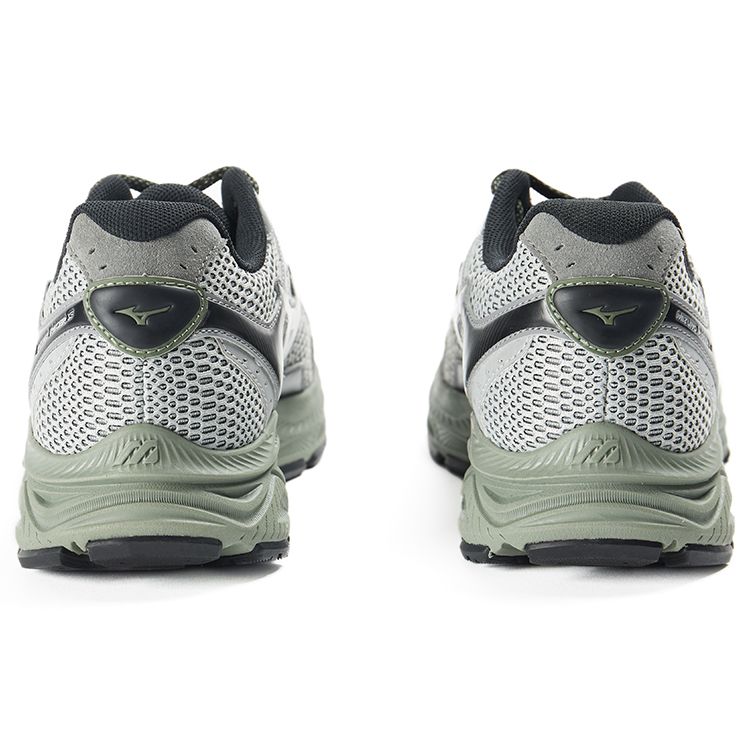 Mizuno Кроссовки для бега Racer S Unisex Низкие Серый Зеленый D1GH223513