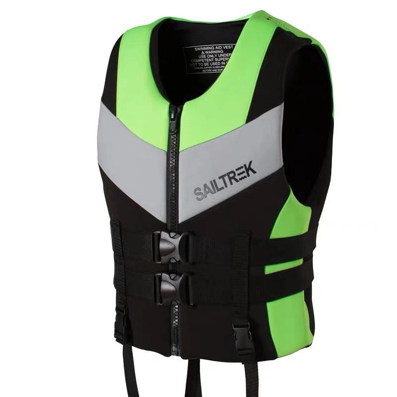 High Buoyancy Foam Life Vest Boating Fishing Swimming Adults Unisex Oxford Fabric Safety