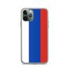 Coque iPhone - iPhone 11 Pro - Drapeau Russie - Souple - Multicolore - Verticale