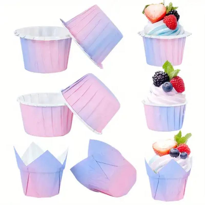 Greaseproof Paper Baking Cups Muffin Liners for Cake Decorating Household Kitchen Bakeware Tools Disposable Cupcake Wrappers