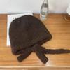 Autumn and winter warm Merad knitted hat wool blend bag hat hood versatile wool hat oblique span bag cold hat
