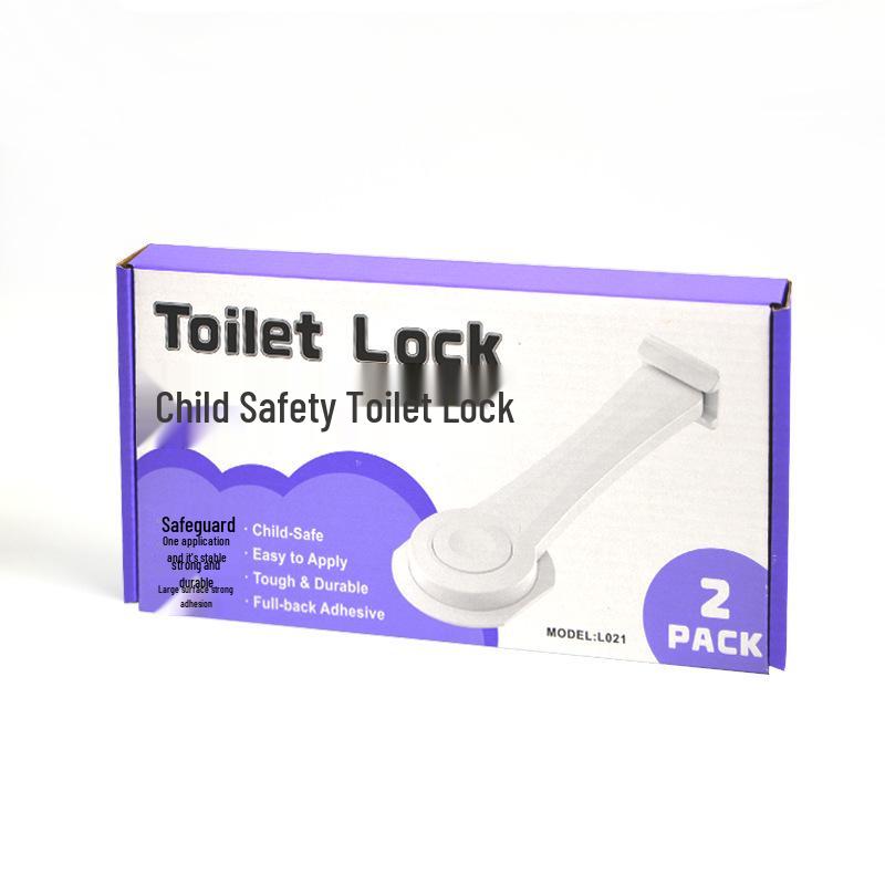 Замок для детской безопасности на унитаз: Предотвращает открывание ребенком крышки унитаза