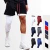 Men's Cropped Trousers Cycling Compression Running Sports Tight Pants One Leg Leggings