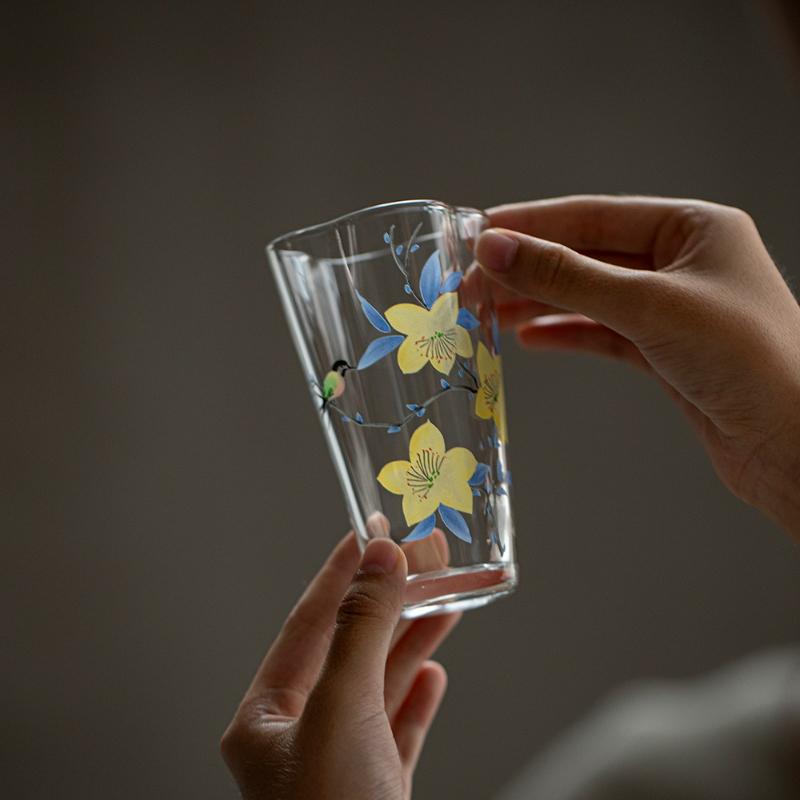 175 мл Японская стеклянная маленькая чайная чашка Термостойкий чайный разделитель Чахай Бытовая чаша справедливости Справедливая чашка Посуда для напитков Чайная посуда Чайная чашка