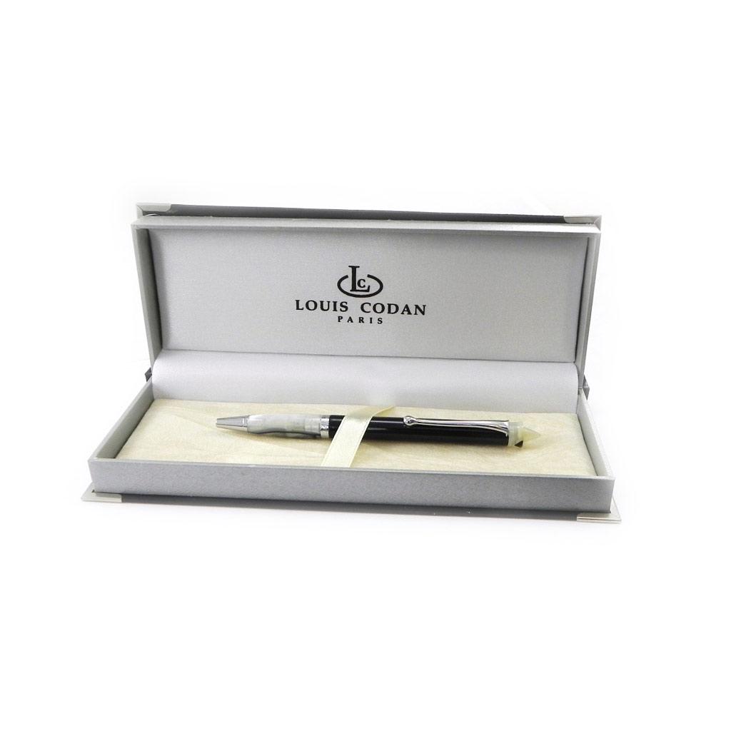 Les Trésors De Lily [I5092] - Stylo créateur 'Académie' noir gris - 12 cm
