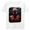 Унисекс футболка с принтом Marvel Spider 2026 летний новый стиль свободный повседневный модный топ с коротким рукавом