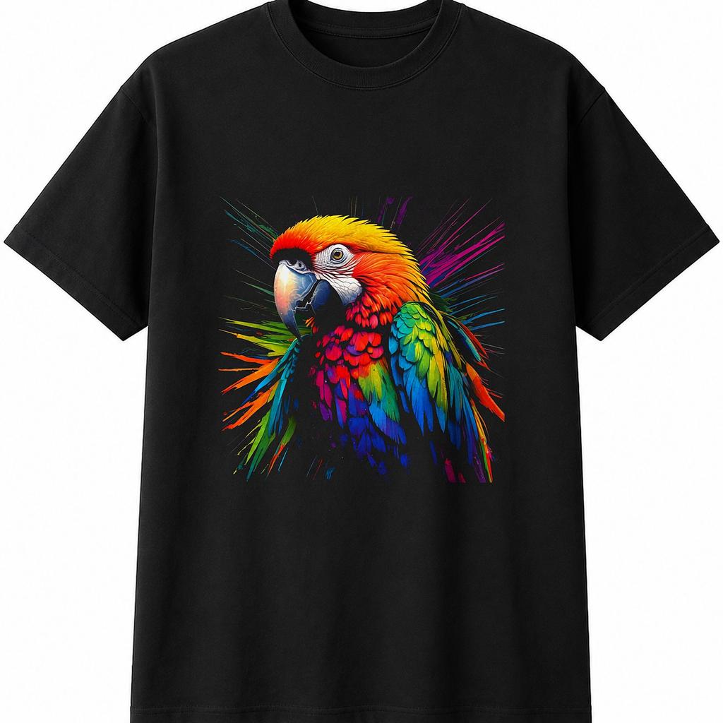 Parrot Bird Mens Womens T-Shirt Wildlife Unisex Novelty Gift Tee Funny Present