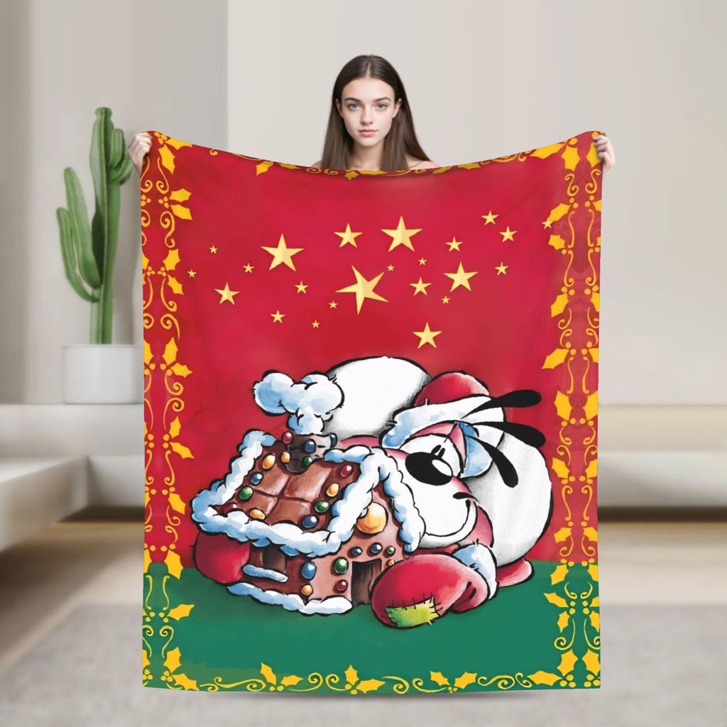 Diddl Cartoon (8) Blanket Quality Super Soft Throw Blanket Winter Airplane Travel Living Room Fluffy Bedspread