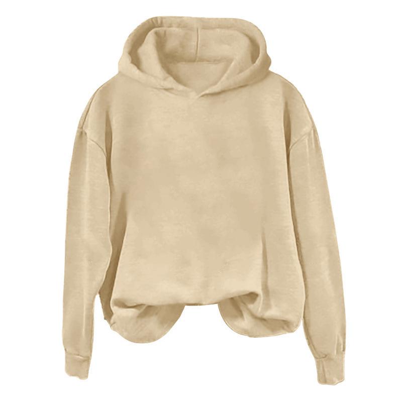2025 Women's Bestseller Hooded Sweatshirt, No Drawstring or Pockets, Round Neck, Sizes S-5XL
