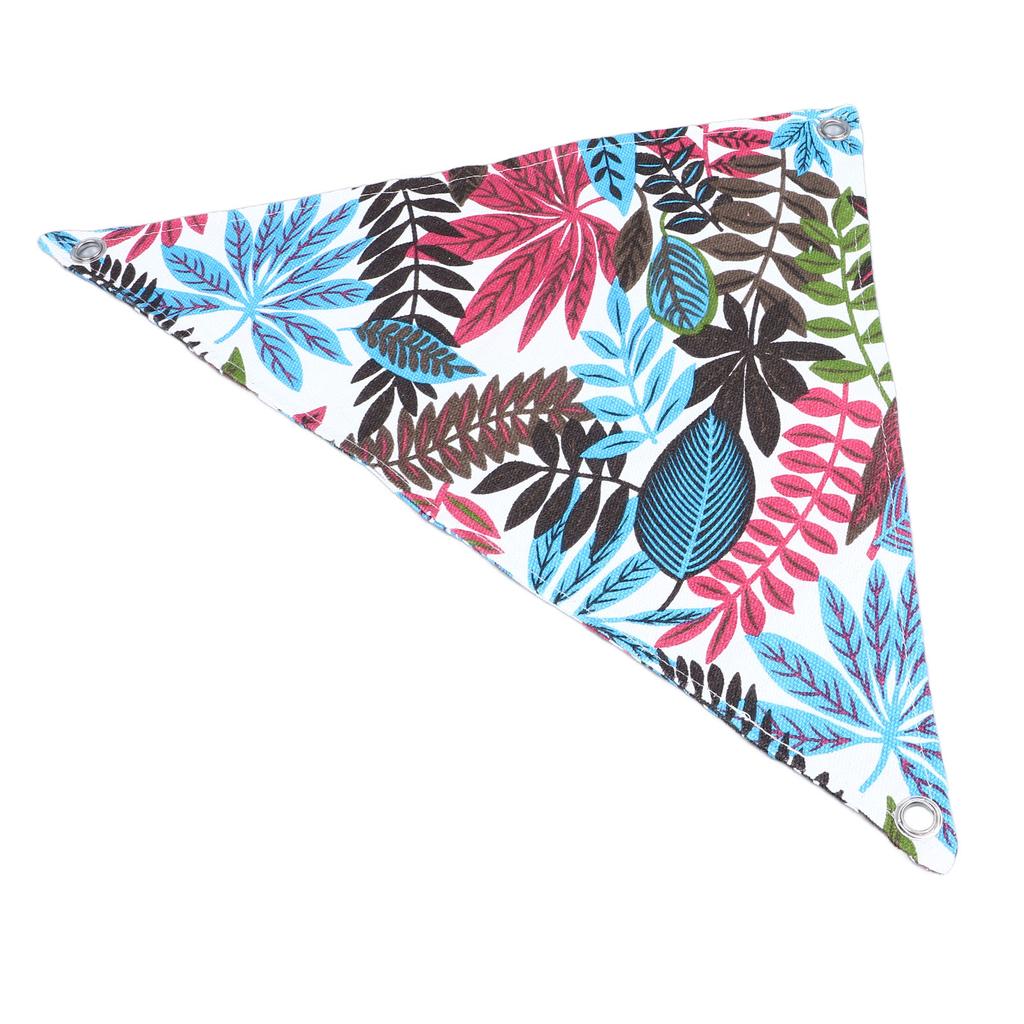 Reptiles Triangular Hammock Colorful Flower Pattern Bearded Dragon Hanging Lounger with Suction