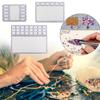 Фетровая Фетровая Подставка для Бисерных Работ Фетровые Поверхности Разметочные Линии Подставка для Дизайна Бисерных Работ Нескользящая Алфавитная Шкала Коврик для Бисерных Работ