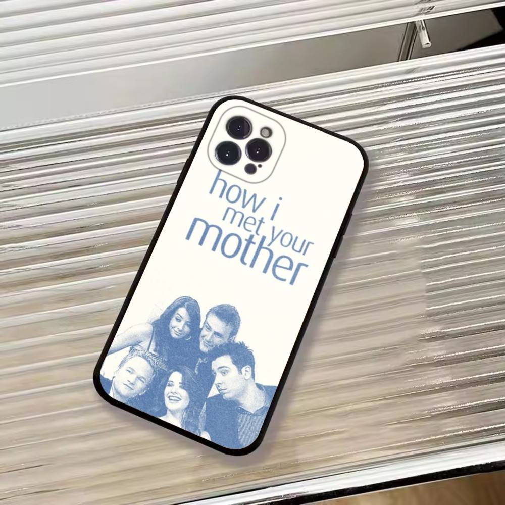 H-Как я встретил вашу маму Himym Чехол для телефона для iPhone 17, 16, 15, 14, 13, 12, 11 Plus, Pro Max, Другие Мягкий Черный Чехол