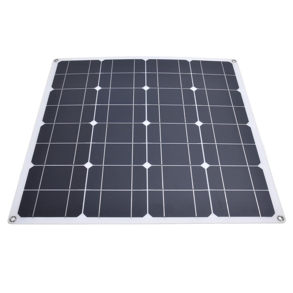 Solar Panel 60W 5V Dual Output Portable Waterproof Flexible Monocrystalline Solar Panel Charger