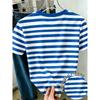 Women's printed crew neck short-sleeved T-shirt, fashionable and versatile wear, casual, comfortable and trendy