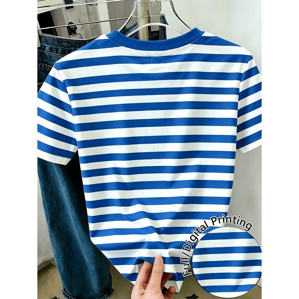 Women's printed crew neck short-sleeved T-shirt, fashionable and versatile wear, casual, comfortable and trendy