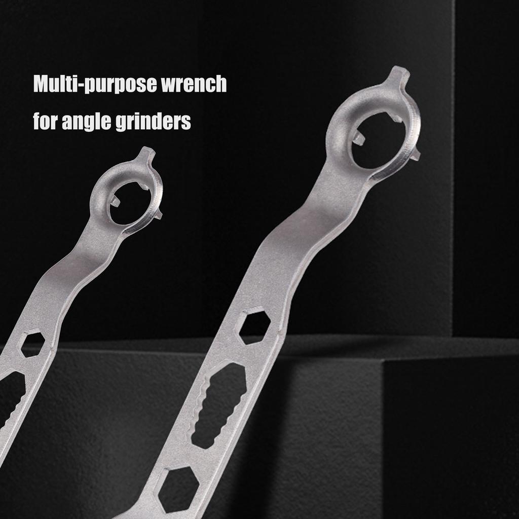 Angle Grinder Spanner Wrench 4 Claw Double Head Wrench Professional Maintenance Accessories Disassembly Tool For Machine