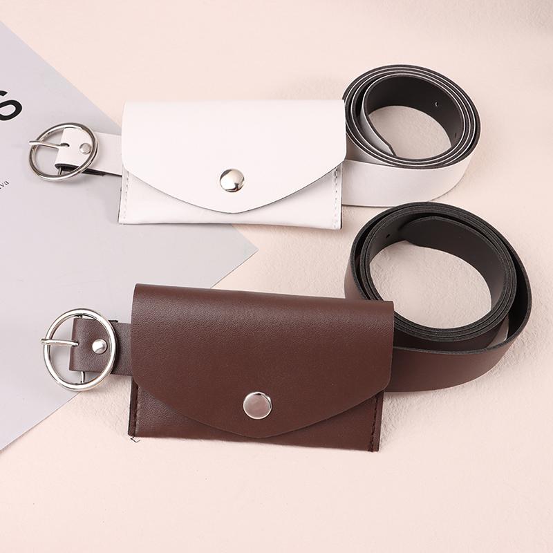 Поясной ремень 100 см, регулируемая поясная сумка из ПУ, металлическая пряжка, кошелек, чехол для телефона, женские декоративные ремни, рабочая сумка для продавца