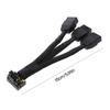 Кабель-переходник для видеокарты 15 см, 3x8-pin на 16-pin, адаптер GPU 12VHPWR, линия с прочным штыревым разъемом для повышения стабильности