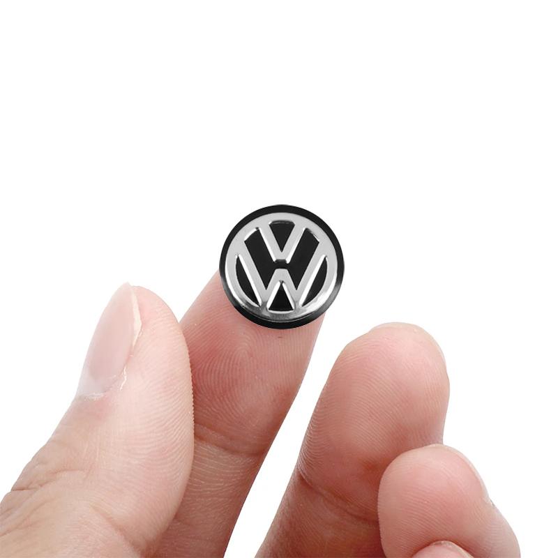 2026 Горячие Для Volkswagen VW 5/10 шт. 14 мм Значок Логотип Металлические Наклейки На Ключ Автомобиля Для VW GTI Polo Golf Passat Tiguan Arteo