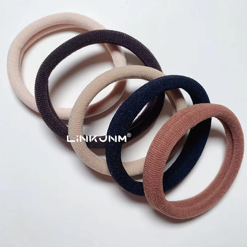 Korean Elastic Hair Bands Women Seamless Ring Strong Hair Gum Elasticity Scrunchies Gift Accessories