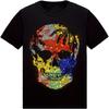 HZCX FASHION Мужская Женская Блестящая Футболка Со Стразами Короткий Рукав Рок Фестиваль Блеск Камень Футболка Хлопок Графические Футболки(1)