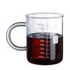 450ml Glass Cup Beaker Milk Breakfast Coffee Mug High Temperature Resistant Cup with Scale Drinkware