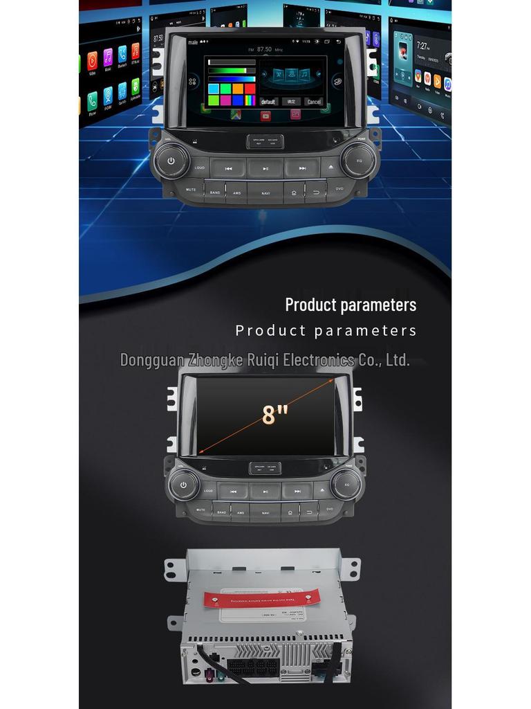 Android GPS Навигационная система с сенсорным экраном для Chevrolet Captiva 2012-2017