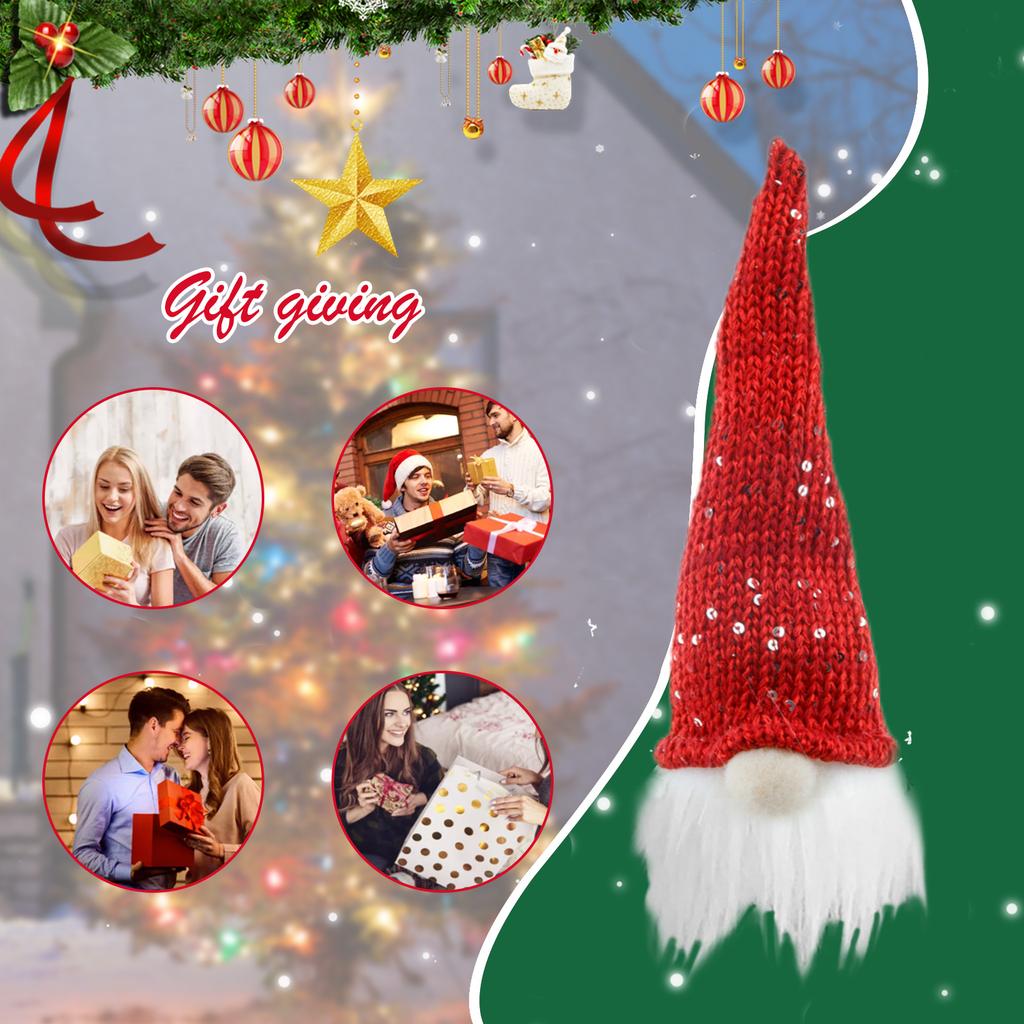 Светодиодные плюшевые гномы с подсветкой, праздничные атрибуты, скандинавский рождественский орнамент в виде гнома