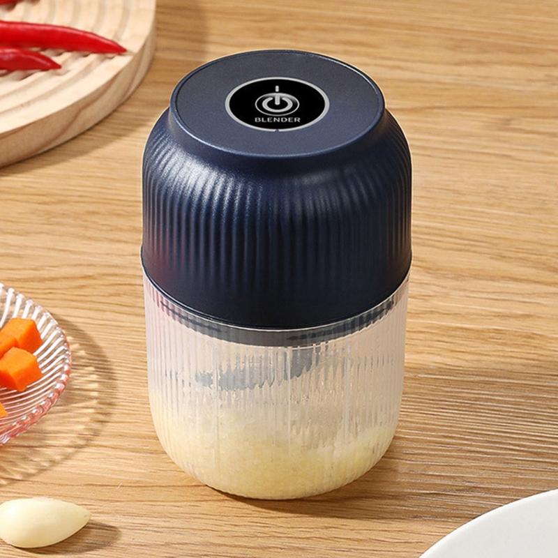 Electric Garlic Mashers Vegetable Chopper Press 300ml Vegetable Chopper Mashers Machine Garlic Crusher Food Chopping Tool