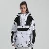 Женский и мужской горнолыжный костюм Color Block – Теплый, ветронепроницаемый, водонепроницаемый, американского стиля, защита от снега для катания на горных лыжах и сноуборде на открытом воздухе.