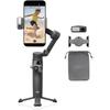 DJI Стабилизатор для смартфона Osmo Mobile 7P (iPhone/Андроид) с функцией отслеживания объектов, освещением, 3-осевым стабилизатором для смартфона, быстрым стартом, редактированием в одно касание