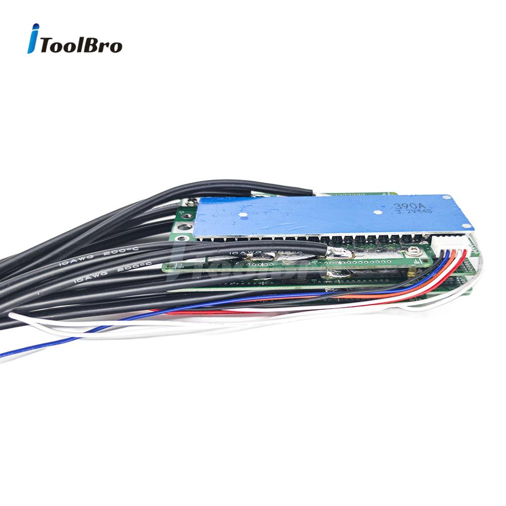 4S 12V 100A 130A 200A 260A 300A 390A BMS LifePo4 Lithium Protection Board Balance High Current Motorcycle Car Start RV Inverter