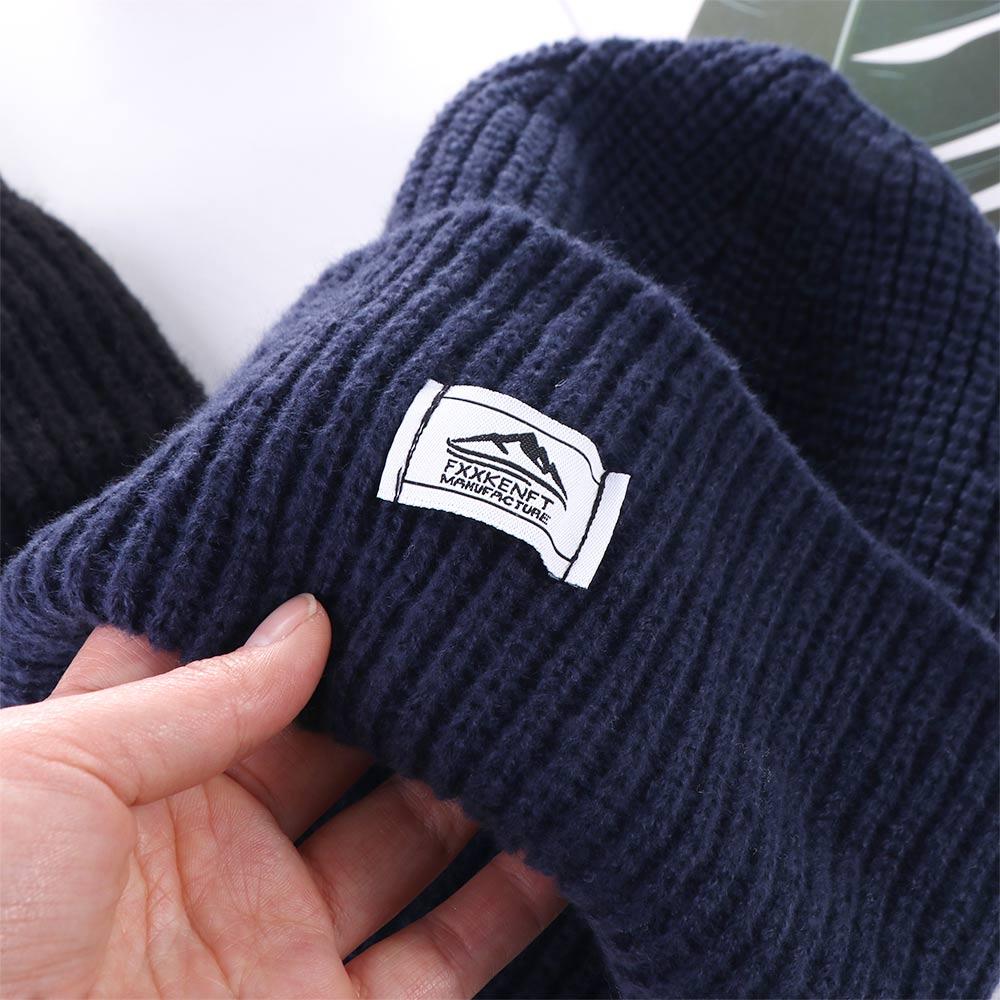 Шапка Теплая Вязаная Балаклава Шапки Закрывающая Лицо Лыжная Маска 2 в 1 Шапки Бини Уличная