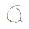Exquisite Bracelets For Women Star Moon Zircon Pearl Bracelet Simple