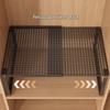 Retractable Wardrobe & Cabinet Organizer: Space-Saving Pull-Out Partition for Clothes & Shoes