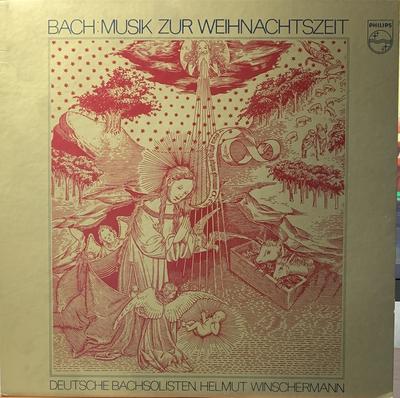 Виниловая пластинка DEUTSCHE BACHSOLISTEN HELMUT WINSC Музыка Баха к Рождеству 13PC299 PHILIPS 1980 Япония Классика Б/у