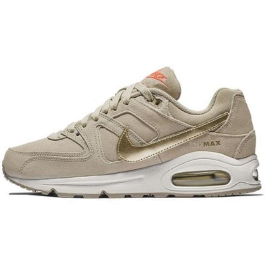 Nike Air Max Command Retro Низкие Кроссовки с Воздушной Подушкой Повседневные Городские Для Коммьютинга Бега Женские Хаки 718896-228