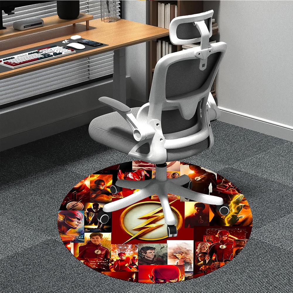 1 шт. Ковер Flash Speed для офиса, круглый, под офисные стулья, для спальни, гостиной, домашнего декора, декора комнаты, доступен в различных размерах
