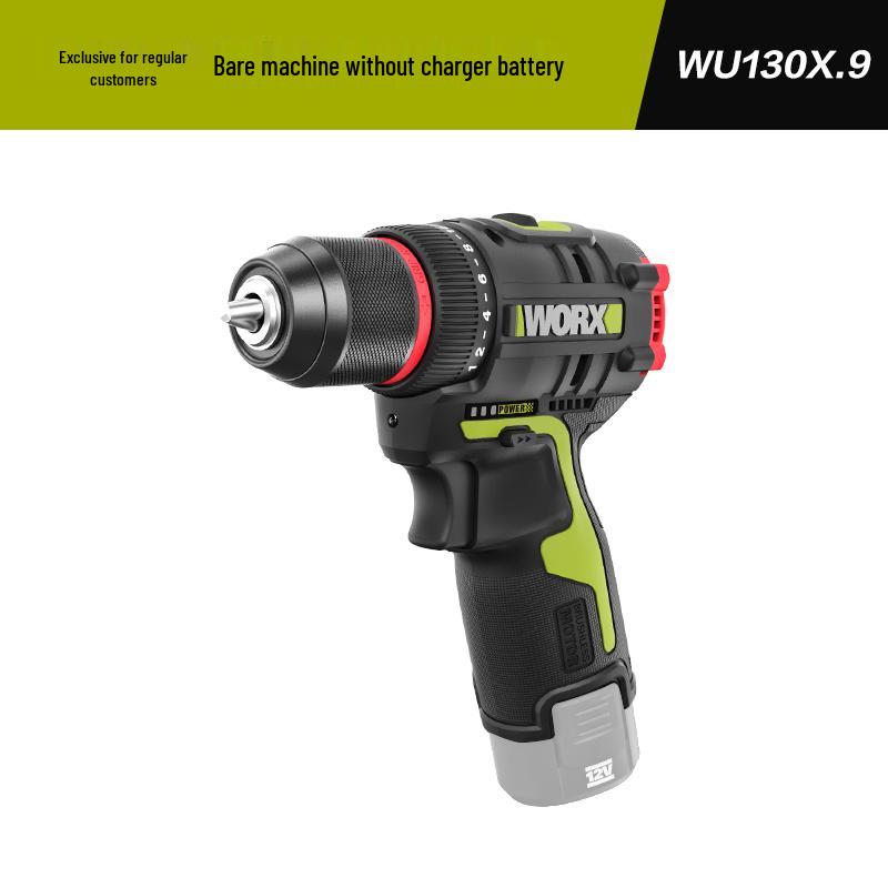 Литий-ионный аккумуляторный шуруповерт-дрель Worx WU130X - Компактный электрический инструмент (Модель WU135)
