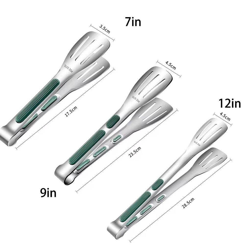 Зажимы для мяса, зажим для еды из нержавеющей стали, 7/9/12 дюймов, щипцы для стейков, креативный зажим для салата и хлеба
