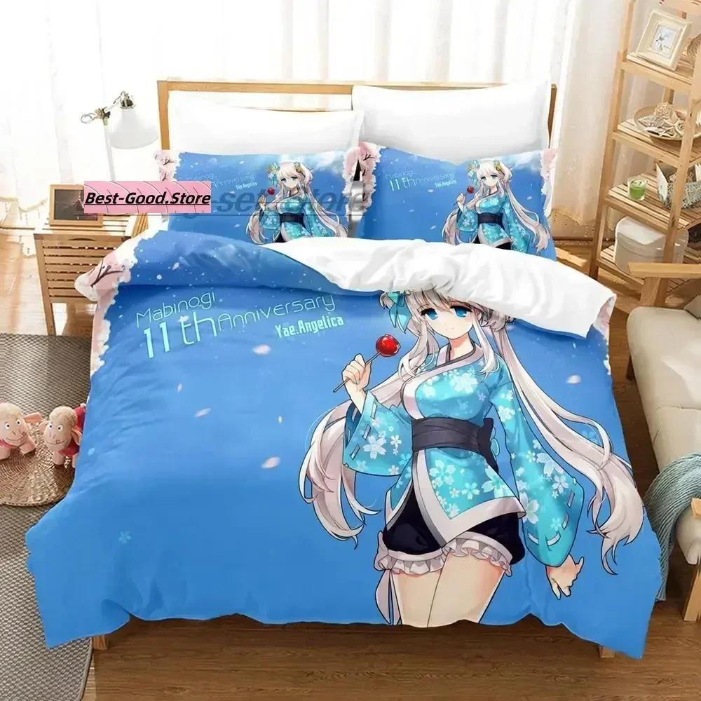 Genshin Impact Yae Miko Комплект постельного белья Single Twin Full Queen King Size Комплект постельного белья Aldult Kid Bedroom Duvetcover Sets 3D Print Game