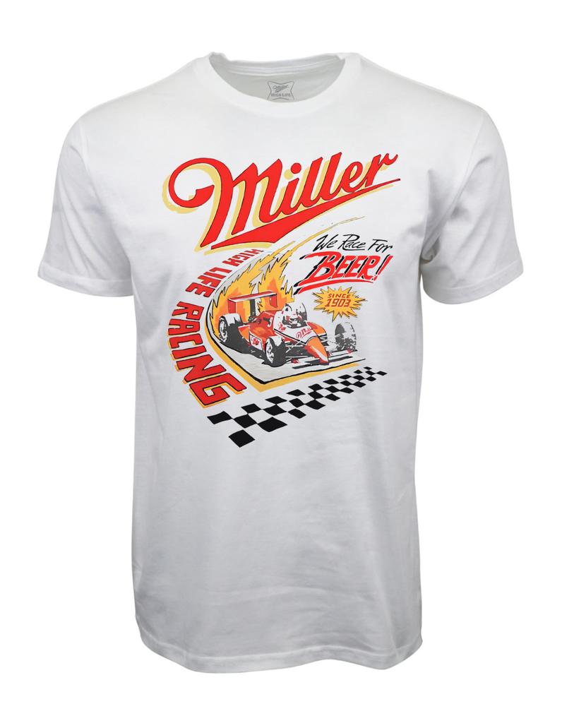 MILLER LITE HIGH LIFE RACING GRAPHIC T SHIRT