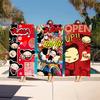 Классическое Мультяшное P-Pucca-S Полотенце Спортивное Быстросохнущее Туристическое Кемпинговое Снаряжение Песозащитное Мягкое Легкое Большое Пляжное Полотенце