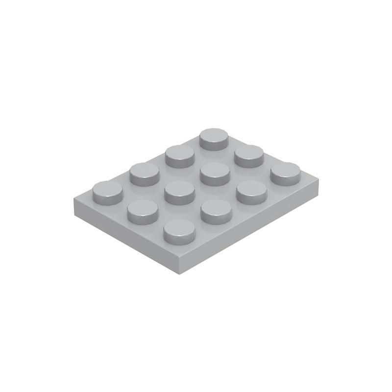 MOC 10 ШТ 11212W 3x4 Специальная Пластина Строительные Блоки Набор Пластина Дом Замок Образовательные Кирпичики DIY Игрушка Дети Ребенок Подарки на День Рождения