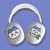 Applicable to Apple AirPods Max headset Bluetooth headset case Cartoon transparent soft case Cute and simple