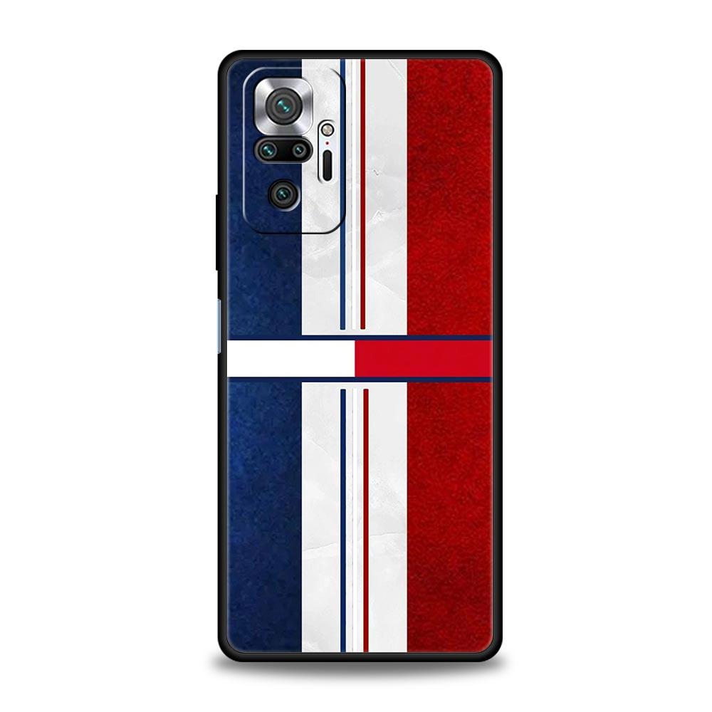Чехол для телефона с флагом Франции для Xiaomi Redmi Note 14 13 12 Pro Plus 5G 9S 9 10 11 4G 14C 13C 12C 10C 9C 9A Мягкий чехол