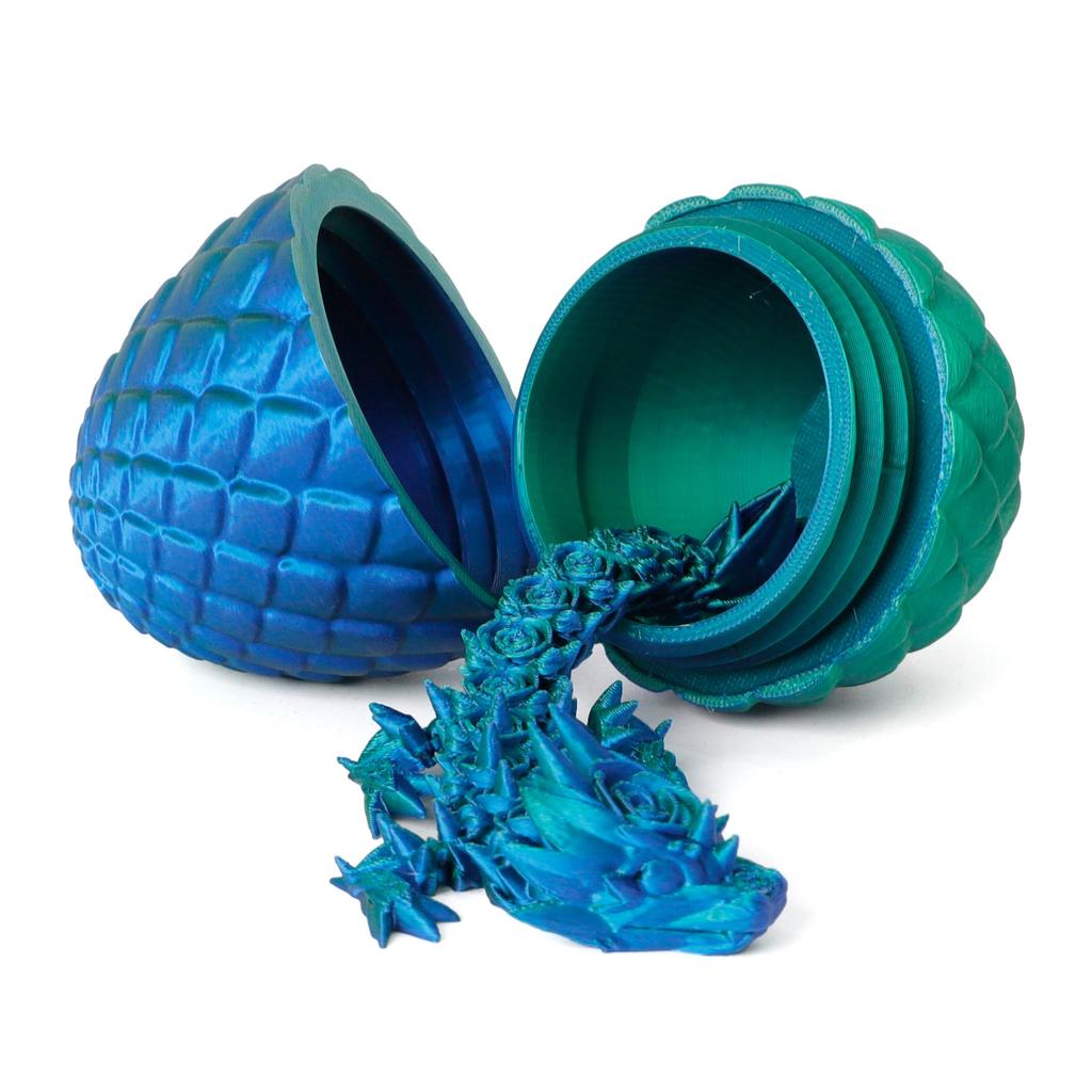 Сюрприз Роза Яйцо Дракона Шарнирная игрушка Драгоценный камень Дракон - 3D-печатные шарнирные соединения для детей и взрослых