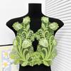Multi Colored Bead Lace Nail Bead Handmade Lace Performance Costume Accessories  Costume Making