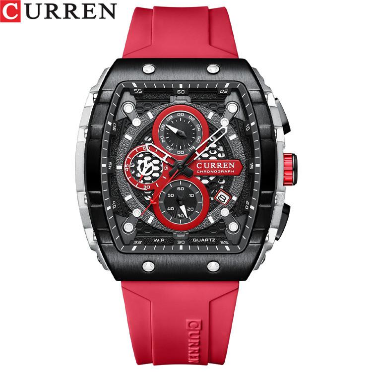 CURREN Six-pin Chronograph Watch Men's Fashion Multi-functional Watch