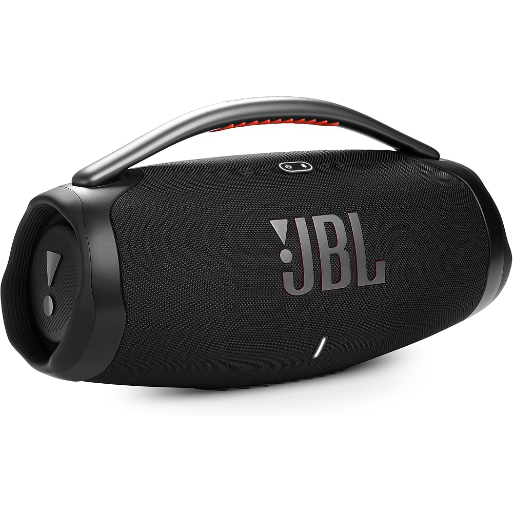 JBL BOOMBOX 3 Bluetooth Speaker IP67 Dustproof & Waterproof / 3-way 5-speaker / Black JBLBOOMBOX3BLKJN
